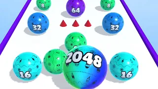 Ball Merge 2048 - All Levels Ball Gameplay Android, iOS ( Level 527 - 528 )