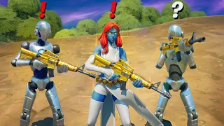 Fortnite Pretending to be Boss Mystique (New Bosses, Mythic Weapons, Vault Locations & Keycard)