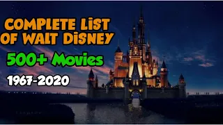 Complete List of Walt Disney Movies 1967-2020 | Always New |