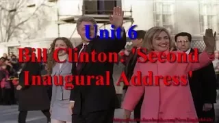 Bill Clinton: " Second Inaugural Address"  Unit 6 | Learn English via Listening Level 5