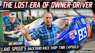 Lake Speed Shows Us His Backyard 1980s NASCAR Race Shop! (AND The Go Kart That Beat Ayrton Senna)