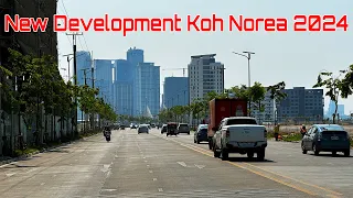 New Development Of Koh Norea Phnom Penh City Cambodia Driving Around