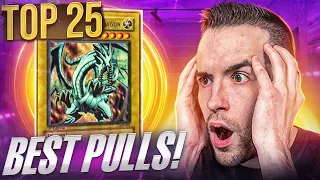 My Top 25 BEST Yugioh Card Pulls EVER RECORDED!