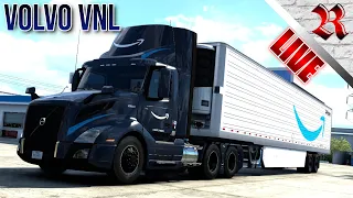 American Truck Simulator with the New Volvo VNL! Amazon Deliveries