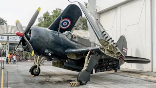 Big Old WW2 WAR AIRPLANE ENGINES Cold Start and Sound 2