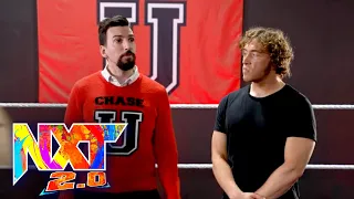 Charlie Dempsey teaches some maneuvers to the students of Chase U: WWE NXT, Aug. 23, 2022