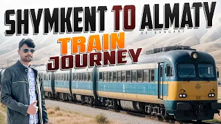 "Crossing Kazakhstan: A Scenic Train Journey from Shymkent to Almaty" ll #trainjourney #centralasia