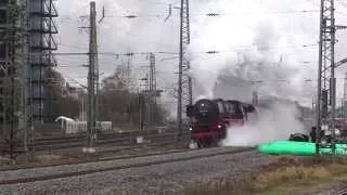 Schnellzug Dampflok 001 180 im Dezember 2014 in München