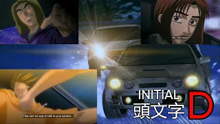 Takumi saves Natsuki Mogi from Miki || Initial D ||