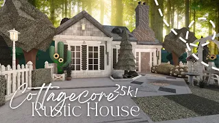 cottagecore aesthetic rustic house // no gamepass - part 1 | bloxburg build - itapixca builds