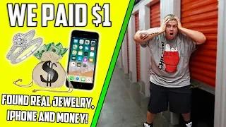 I Bought A Storage Unit For $1 Found REAL JEWELRY, IPHONE & MONEY I Bought An Abandoned Storage Unit