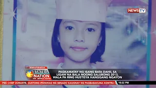 SONA: Pagkamatay ng isang bata dahil sa ligaw na bala noong Salubong 2013, wala pa ring hustisya...