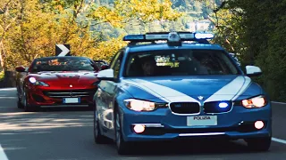 FERRARI AND POLICE GOING TOGETHER