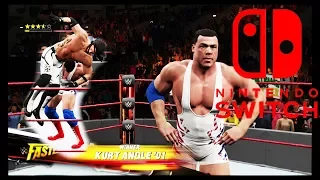 WWE 2K18 ( NINTENDO SWITCH) GAMEPLAY/CAW MODE AND MORE