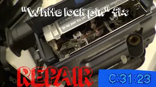 REPAIR Sony Handycam C:31:23 Error Message ("White Lock Pin" Fix)