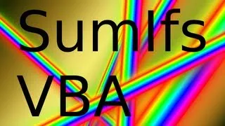 Excel VBA Basics #22 SumIfs Using VBA