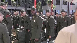 After Boot Camp – Students Arrive For Marine Combat Training