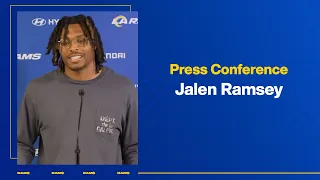 Rams DB Jalen Ramsey On Getting His First Career Sack & Preparing For Carolina Panthers Offense