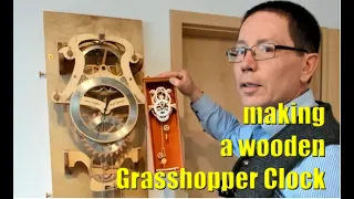 Making a wooden grasshopper clock according to John Harrison's principles