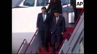 Thai prime minister arrives for visit to greet incoming president