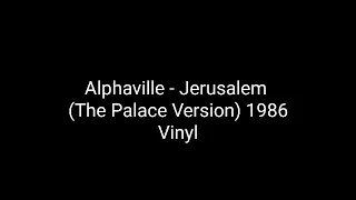 Alphaville - Jerusalem (The Palace Version) 1986 Vinyl_synth pop