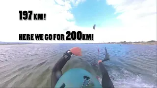 My First 200-km Non-Stop Twin-Tip Kitesurfing Session