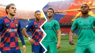 What If NEYMAR Come To BARCELONA and MBAPPE To REAL MADRID ? - BARCA vs REAL - PES 2019 Gameplay PC