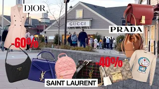 *HUGE* LUXURY DISCOUNTS AT WOODBURY COMMON OUTLETS | Over 50% Off Gucci, Prada, Celine, Fendi Etc