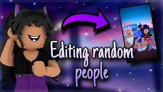 EDITING RANDOM PEOPLE IN TTD3 || ROBLOX