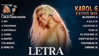 Karol G Exitos 2023 (Letra) - Grandes Exitos De Karol G - Canciones de Karol G - Mix Reggaeton 2023