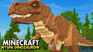 MINECRAFT WYSPA DINOZAURÓW - NOWA PRZYGODA! TRAFILIŚMY NA NOWĄ WYSPĘ DINOZAURÓW