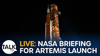 REPLAY: NASA briefing ahead of Artemis rocket launch to the Moon