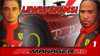 CAN LEWIS HAMILTON WIN HIS 8TH CHAMPIONSHIP AT FERRARI? (F1 Manager 2023 - Lewis to Ferrari #1)