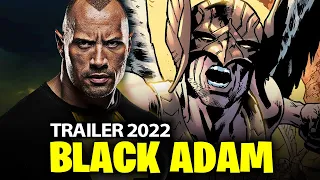 BLACK ADAM First Look Teaser Trailer 2022 REVEALS HAWKMAN Costume Starring Dwayne “The Rock” Johnson