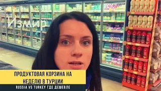 Покупаем продукты в Турции на неделю И сравниваем с Московскими ценами. Russia VS Turkey 2020