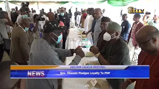 Gov. Obaseki Pledges Loyalty To PDP