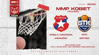 Wisła CanPack Kraków - GTK Gdynia (1/2 MMP U19 Kobiet)