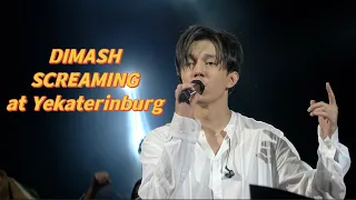 [Fancam 4K] Dimash - Screaming | Yekaterinburg Arnau concert