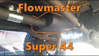 Installing Flowmaster Super 44 Muffler on Jeep Cherokee XJ