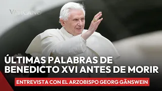 Entrevista con el Arzobispo Gänswein en el Ratzinger-Schülerkreis sobre Benedicto XVI