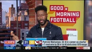 Nate Burleson congrats Patrick Mahomes throws 100th TD in Chiefs beat Panthers