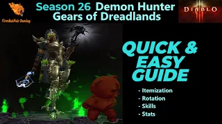 Diablo 3: Season 26 - Demon Hunter - Gears of Dreadlands - GoD Build - Pushing Guide