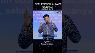 Seri Persepuluhan 8. Penjelasan Matius 5:18 - Pdt. Dr. Ir. Wignyo Tanto, M.M, M.Th #shorts