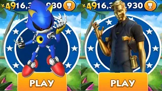 Sonic Dash - Metal sonic vs Agent Dash vs All Bosses Zazz Eggman - All Characters Unlocked