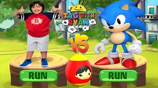 Tag with Ryan vs Sonic Dash Classic Sonic New Character Update All Characters Unlocked All Costumes