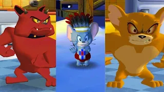 Tom and Jerry War of the Whiskers(1v2): Spike vs Nibbles and M.Jerry Gameplay HD - Kids Cartoon