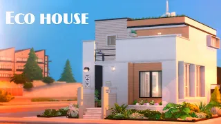 Эко дом🌍│Строительство Симс 4│Eco house│SpeedBuild│NO CC [The Sims 4]