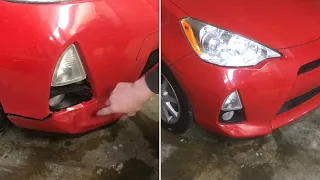 Fixing a CRACKED “car bumper” for free