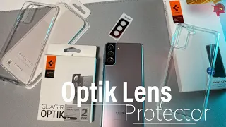 Galaxy S21 / S21 Plus Optik Lens Protector - Spigen Glas.tR Optik