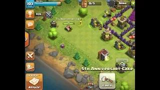 Clash of Clans - WHAT HAPPENS IF YOU REMOVE THE ANNIVERSARY CAKE?